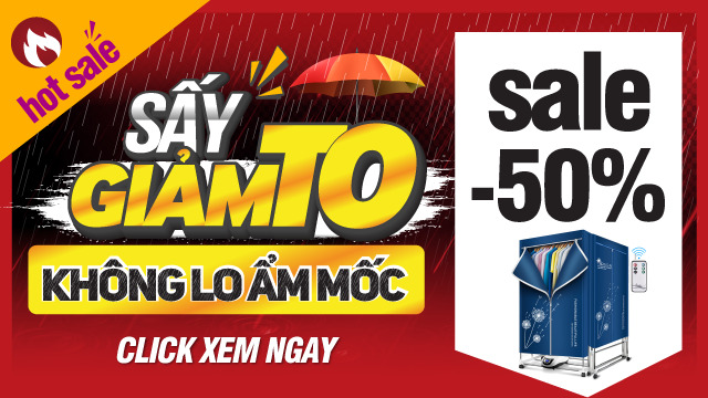 MÁY SẤY GIẢM TO KHÔNG LO ẨM MỐC