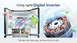 Tủ lạnh Samsung Inverter 488 lít Multi Door RF48A4010M9/SV