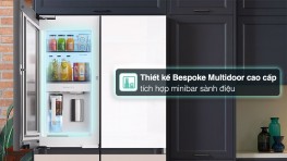 Tủ lạnh Samsung Inverter 648 lít Multi Door Bespoke RF59CB66F8S/SV