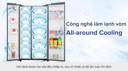 Tủ lạnh Samsung Inverter 655 lít Side By Side RS62R5001M9/SV