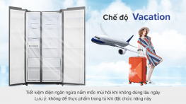 Tủ lạnh Samsung Inverter 655 lít Side By Side RS62R5001M9/SV