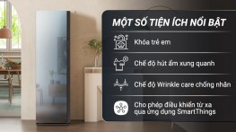 Tủ chăm sóc quần áo thông minh Samsung Bespoke AirDresser 5 móc DF10A9500CG/SV