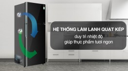 Tủ lạnh Hitachi Inverter 406 lít R-FVX510PGV9 GBK