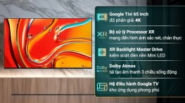 Google Tivi QLED Mini LED Sony 4K 65 inch K-65XR70