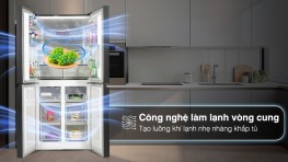 Tủ lạnh Hitachi Inverter 466 lít Multi Door HR4N7522DSDXVN