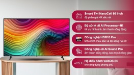 Smart Tivi NanoCell LG 4K 86 inch 86NANO81TSA