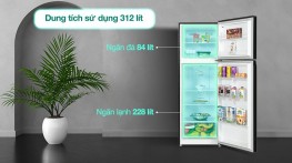 Tủ lạnh Toshiba Inverter 312 lít GR-Tủ lạnh Toshiba Inverter 312 lít GR-RT416WE-PMV(58)-MM
