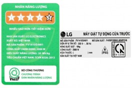 Máy giặt LG AI DD Inverter 10 kg FV1410S4W1