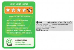 Máy giặt sấy LG AI DD Inverter giặt 14 kg - sấy 8 kg FV1414H3BA