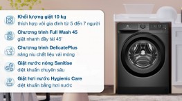 Máy giặt Electrolux UltimateCare 300 Inverter 10 kg EWF1024D3SC