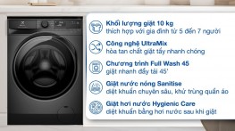 Máy giặt Electrolux UltimateCare 500 Inverter 10 kg EWF1023P5SC