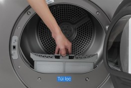Máy sấy bơm nhiệt Samsung 9 kg DV90TA240AX/SV